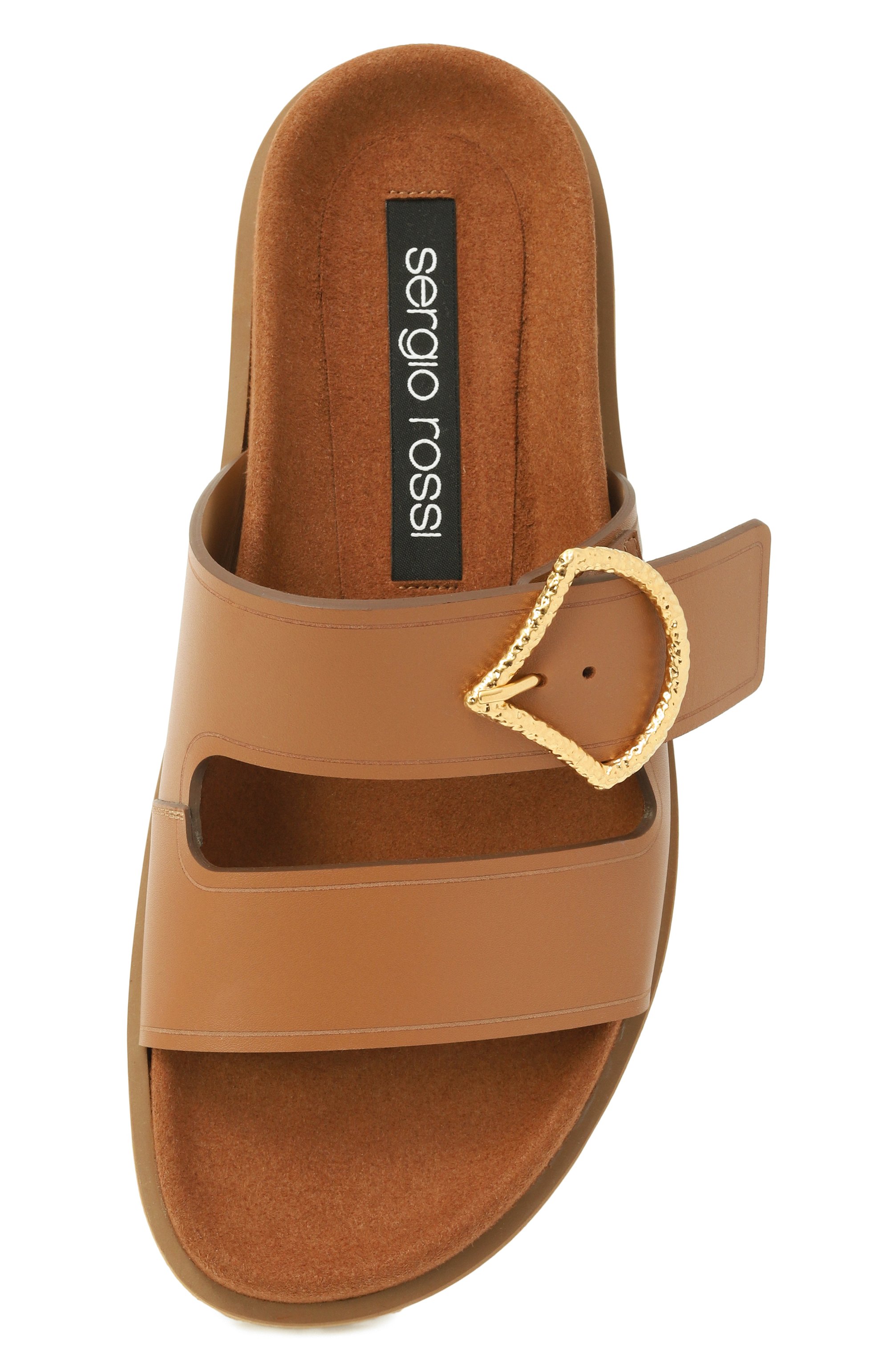 Кожаные шлепанцы sr sea scale SERGIO ROSSI, арт. B11510/MMVT06, фото 6