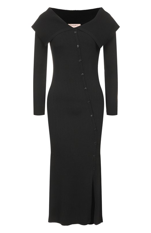 Платье из вискозы Twinset 251TP3030 Чёрный 251TP3030