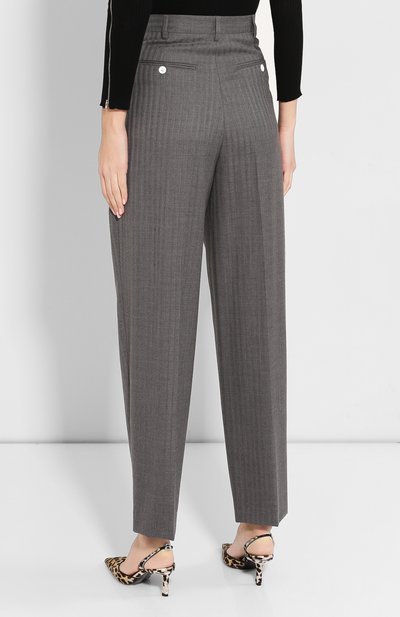 Шерстяные брюки ACNE STUDIOS серого цвета по цене 51300 руб., арт. AK0163, фото 4 Шерстяные брюки ACNE STUDIOS, арт. AK0163, фото 4