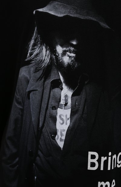 Хлопковая футболка YOHJI YAMAMOTO, арт. FD-T15-076, фото 5
