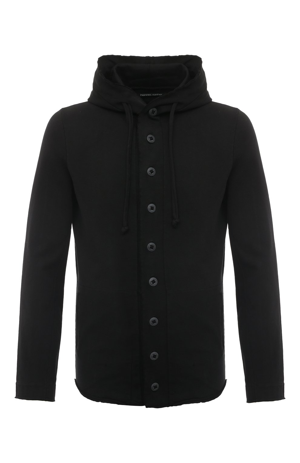 Хлопковая толстовка HANNES ROETHER черного цвета по цене 43550 руб., арт. 110888/MI32G.211, фото 1 Хлопковая толстовка HANNES ROETHER, арт. 110888/MI32G.211, фото 1