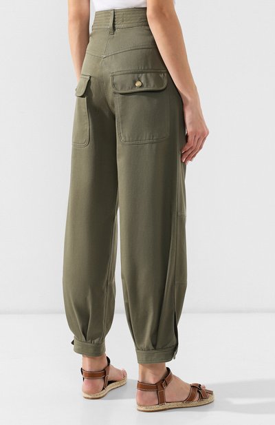 Хлопковые брюки LOEWE, арт. S2192201IB, фото 4