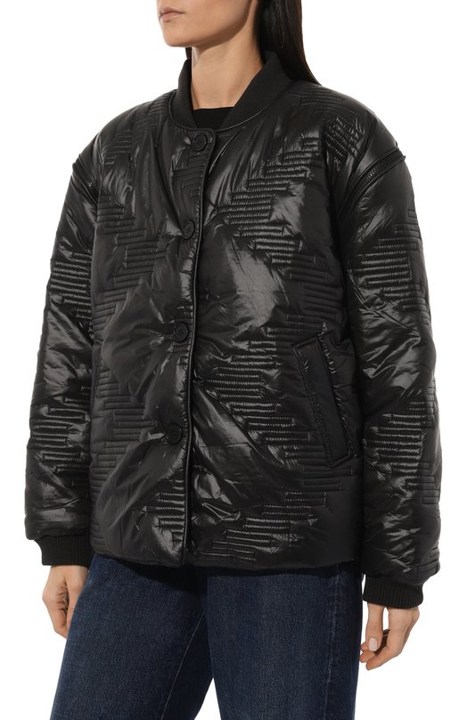 Бомбер sherpa. Чёрный, фото 3