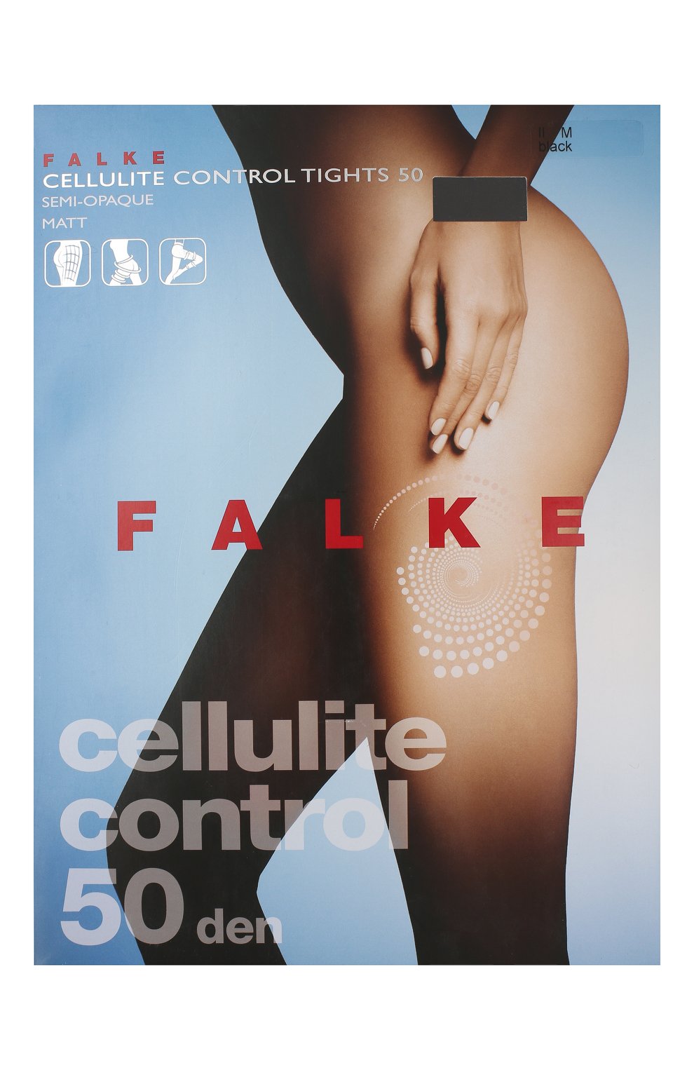 Колготки cellulite control FALKE черного цвета по цене 5260 руб., арт. 40550_, фото 1 Колготки cellulite control FALKE, арт. 40550_, фото 1