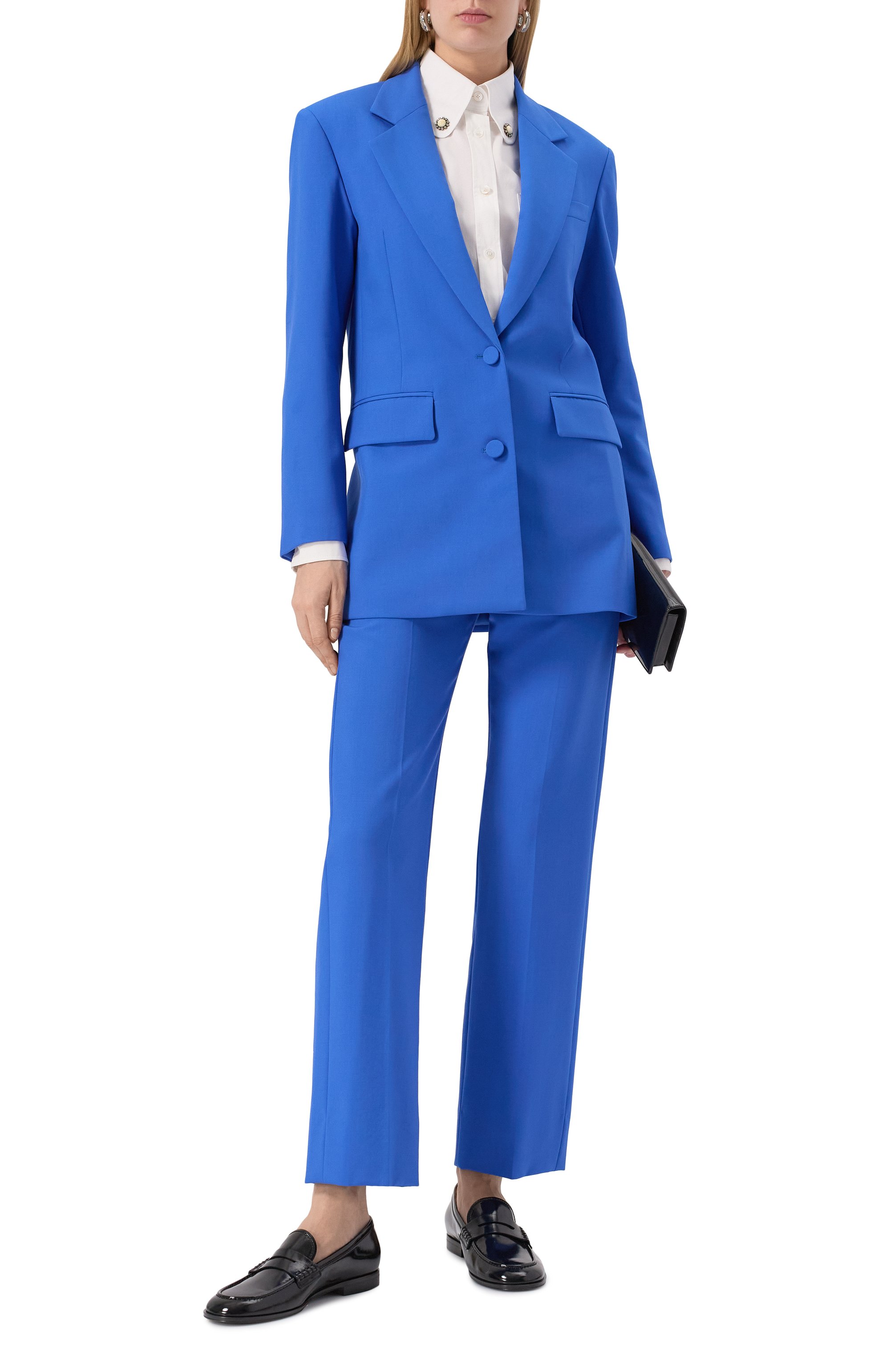 Хлопковая рубашка VALENTINO белого цвета по цене 134500 руб., арт. 6B3AB7805A6, фото 2 Хлопковая рубашка VALENTINO, арт. 6B3AB7805A6, фото 2