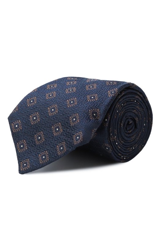 Шелковый галстук Brunello Cucinelli MI8850018 Синий MI8850018