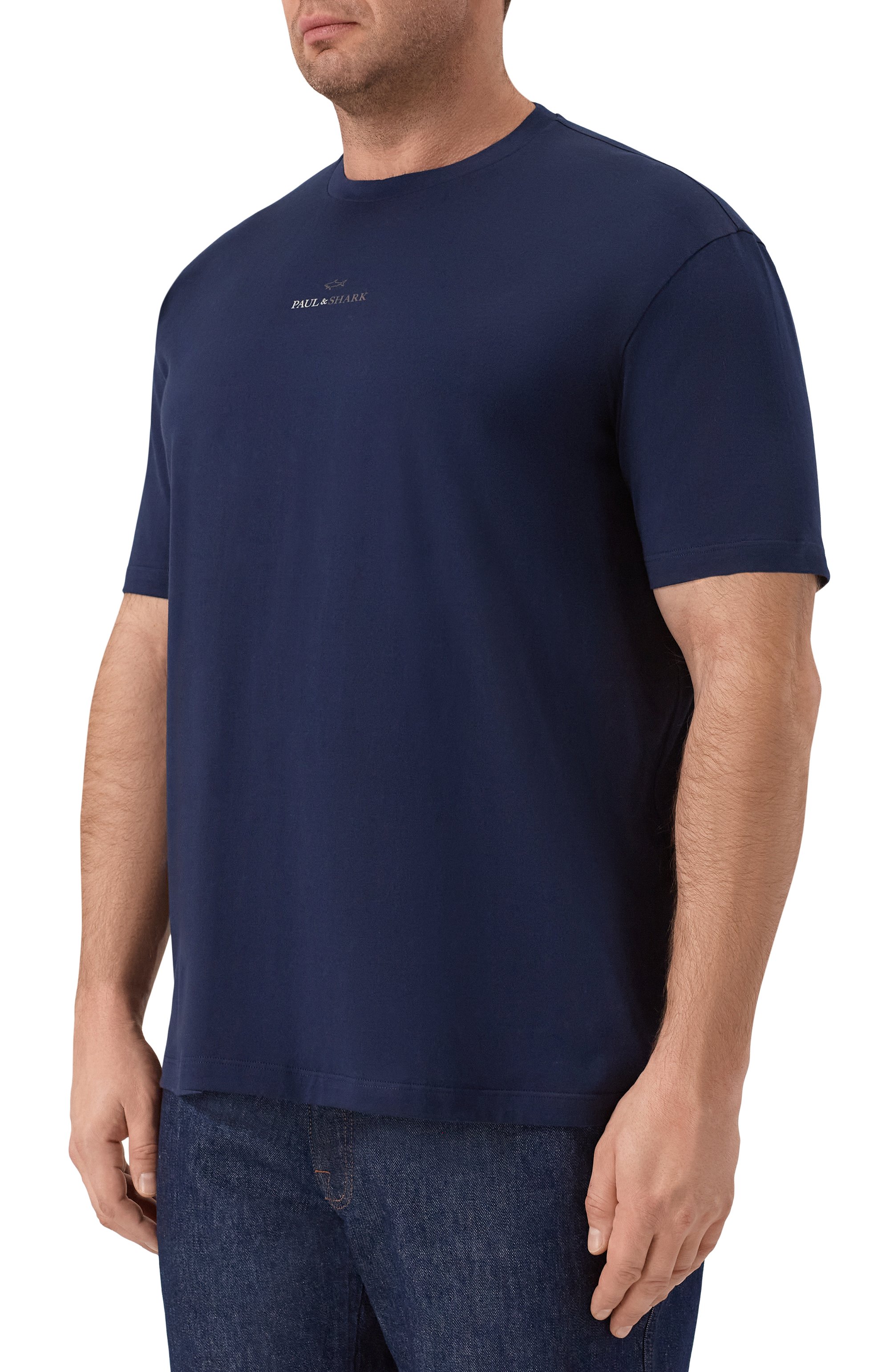 Хлопковая футболка PAUL&SHARK, арт. 26411040, фото 3