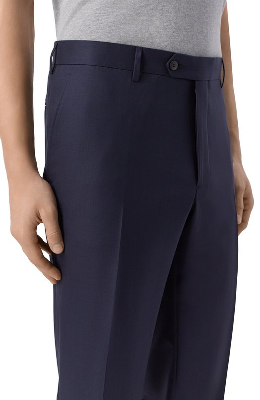 Брюки из шерсти и шелка MVST M26.CSM.T410/953-W00L/SILK Синий  M26.CSM.T410/953-W00L/SILK Фото 5