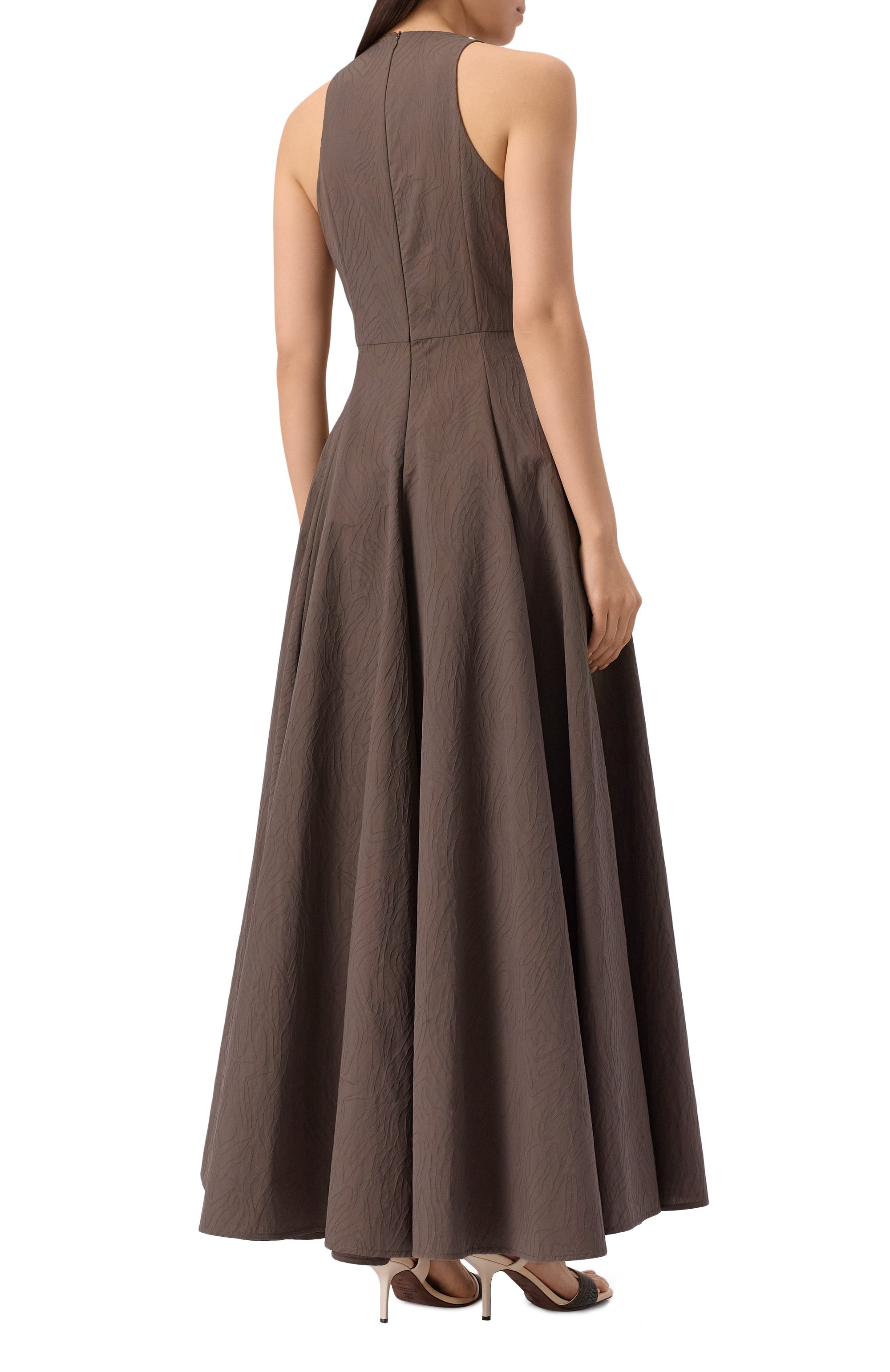 Хлопковое платье BRUNELLO CUCINELLI, арт. MQ994A5343, фото 4