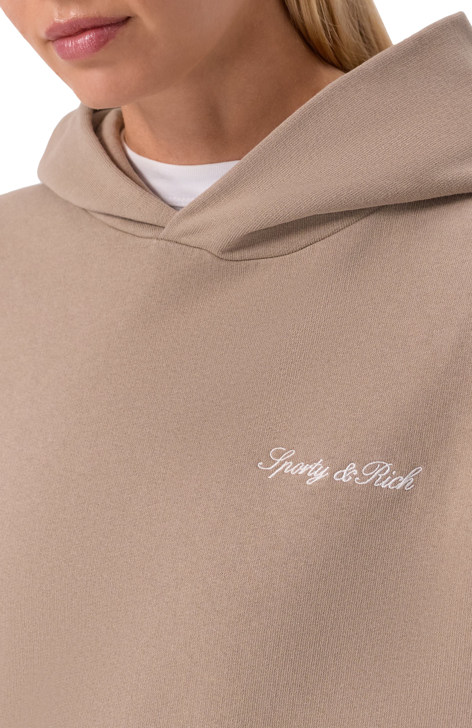 Хлопковое худи SPORTY AND RICH, арт. ST09168326BR08, фото 5