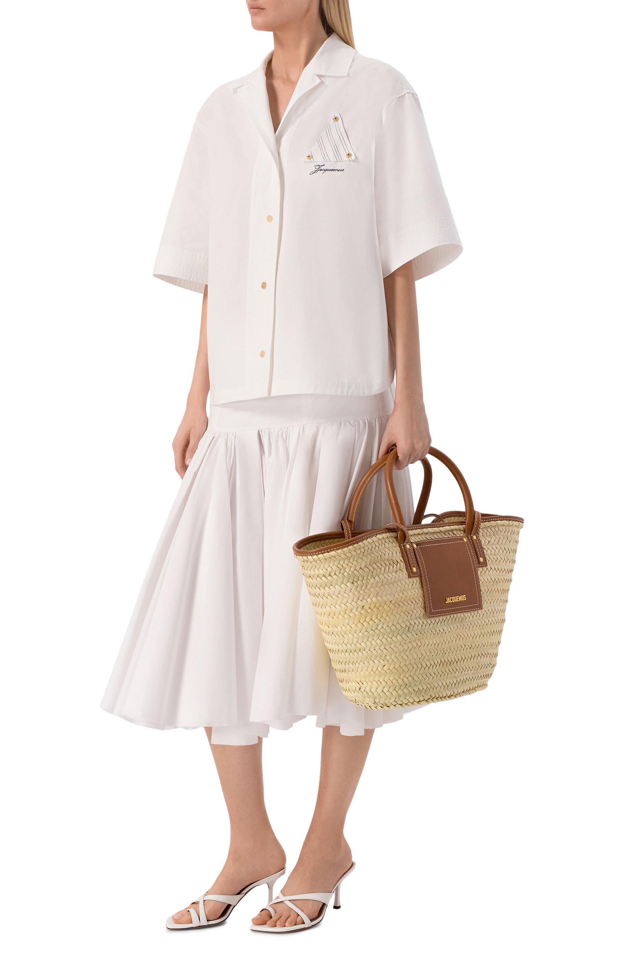 Сумка-тоут le panier soleil JACQUEMUS, арт. 23EBAW00045/AC01C04, фото 3