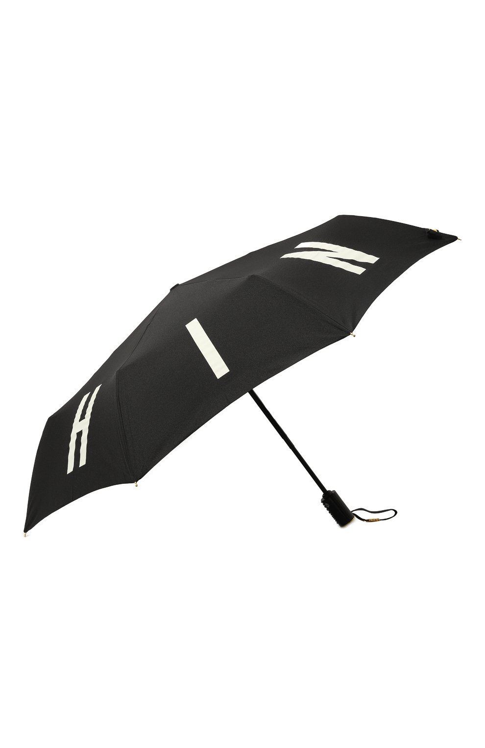 Складной зонт MOSCHINO черного цвета по цене 8995 руб., арт. 8911 0PENCL0SE, фото 2 Складной зонт MOSCHINO, арт. 8911 0PENCL0SE, фото 2