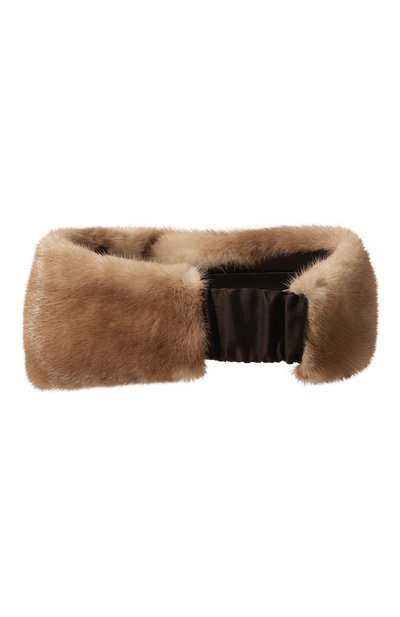 Меховой ободок из норки VICTORIA KUSENKOVA бежевого цвета по цене 67320 руб., арт. 161900033018, фото 3 Меховой ободок из норки VICTORIA KUSENKOVA, арт. 161900033018, фото 3