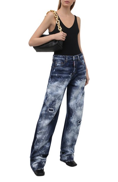 Джинсы DSQUARED2 синего цвета по цене 86200 руб., арт. S72LB0418/S30309, фото 2 Джинсы DSQUARED2, арт. S72LB0418/S30309, фото 2