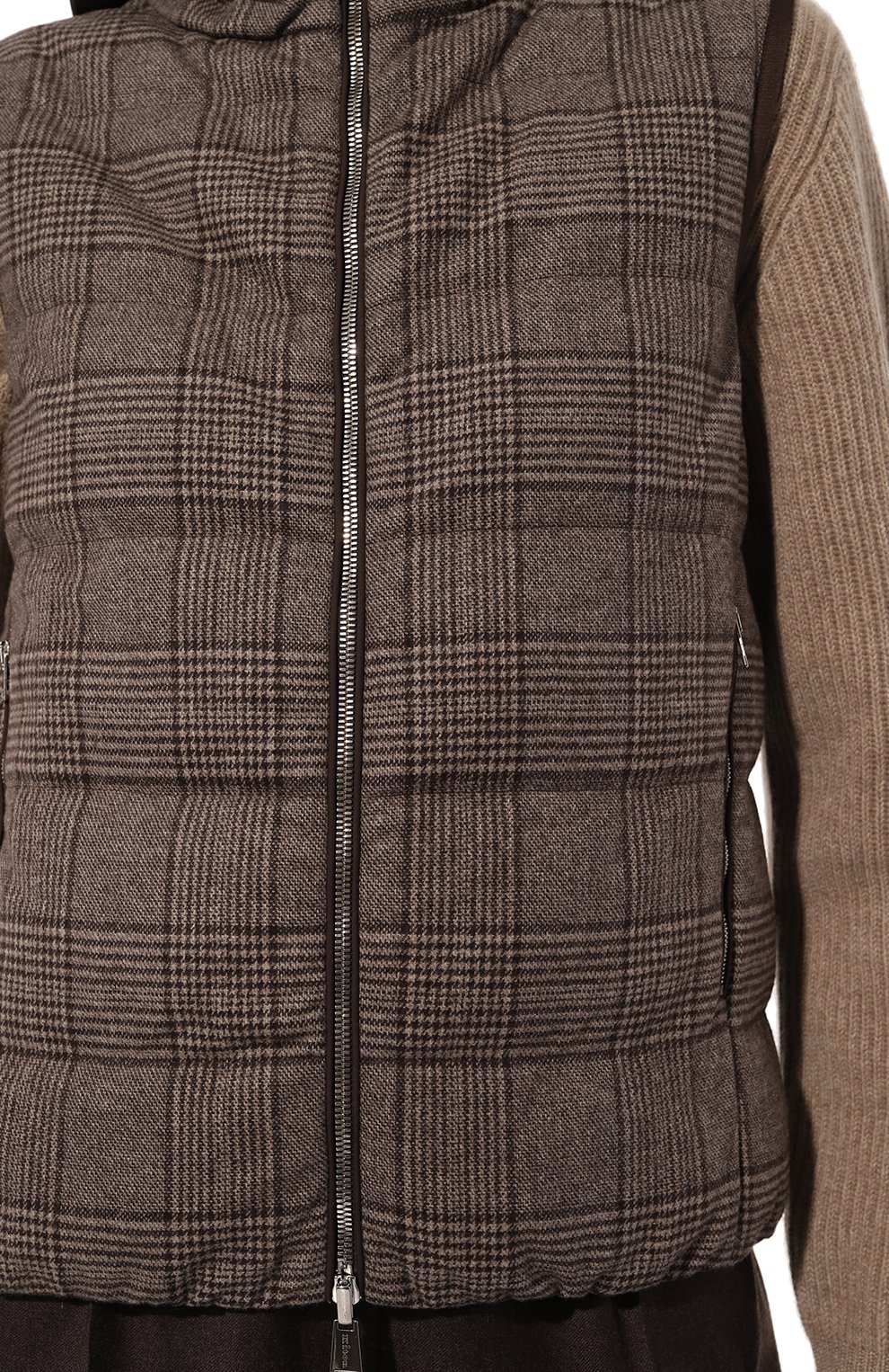 Жилет из шерсти и кашемира KITON, арт. D53628K0520E03, фото 5