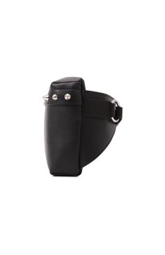 Мужская поясная сумка allover studs DSQUARED2 черного цвета, арт. BBM0075/01500001 | Фото 4 (Случай: Повседневный; Ремень/цепочка: На ремешке; Драгоценные камни: Проставлено; Размер: small; Материал: Натуральная кожа; Материал сплава: Проставлено)