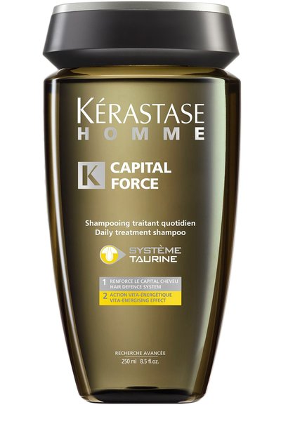Энергетический шампунь-ванна capital force (250ml) KERASTASE бесцветного цвета по цене 2120 руб., арт. 3474636429370, фото 1 Энергетический шампунь-ванна capital force (250ml) KERASTASE, арт. 3474636429370, фото 1