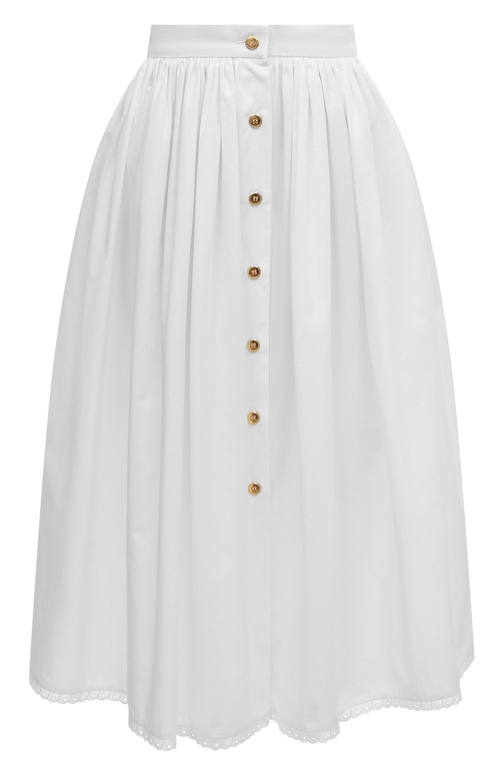 Хлопковая юбка MIU MIU, арт. MG1750-10ME-F0009, фото 1