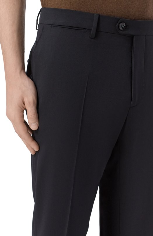 Шерстяные брюки Berwich ZIP/1/ZG1456X Чёрный  ZIP/1/ZG1456X Фото 5