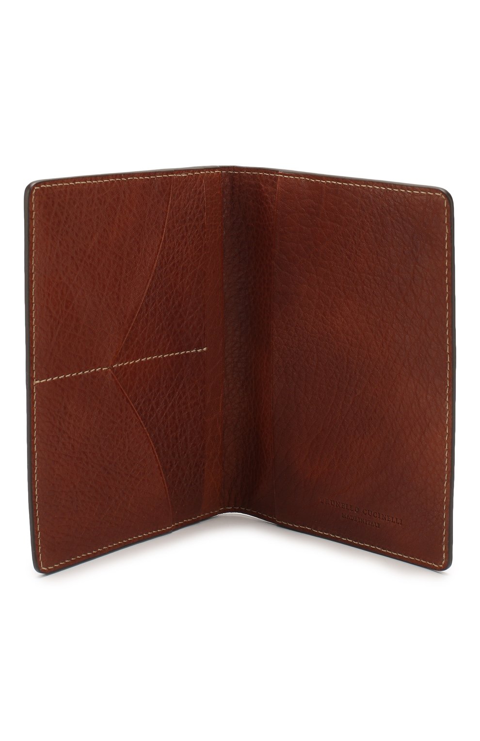 Кожаная обложка для паспорта BRUNELLO CUCINELLI, арт. MWZIU336, фото 3
