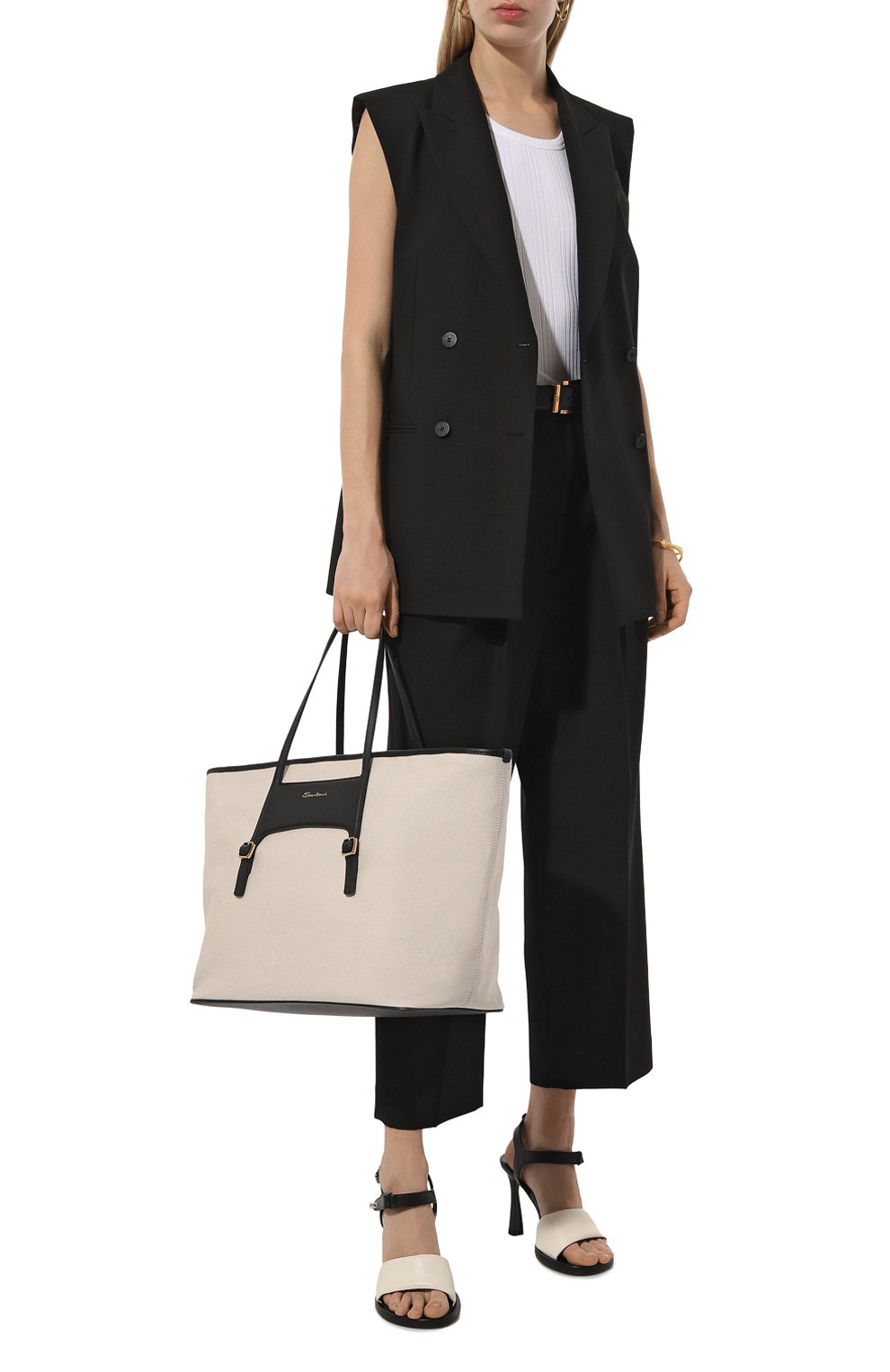 Сумка-тоут SANTONI, арт. DFBBA2330DB-HTZ7N01, фото 7