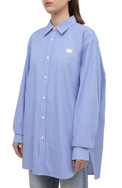 Хлопковая рубашка ACNE STUDIOS, арт. CB0021/W, фото 3