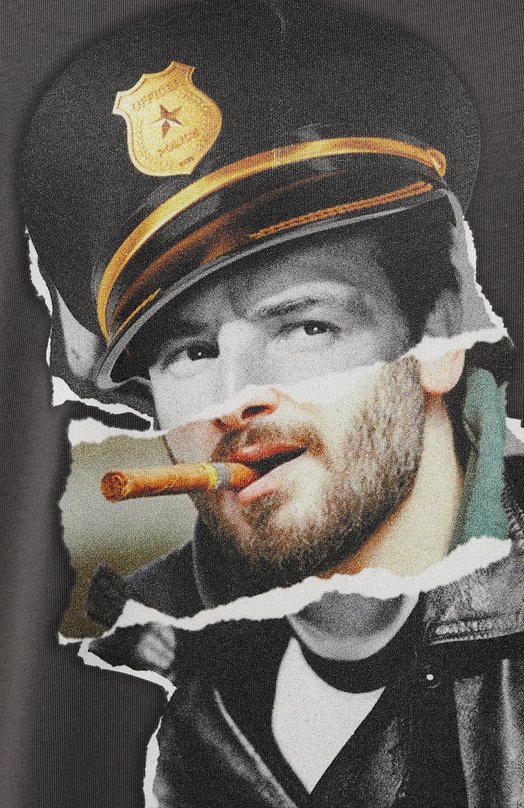 

Хлопковая футболка Seetees, Серый