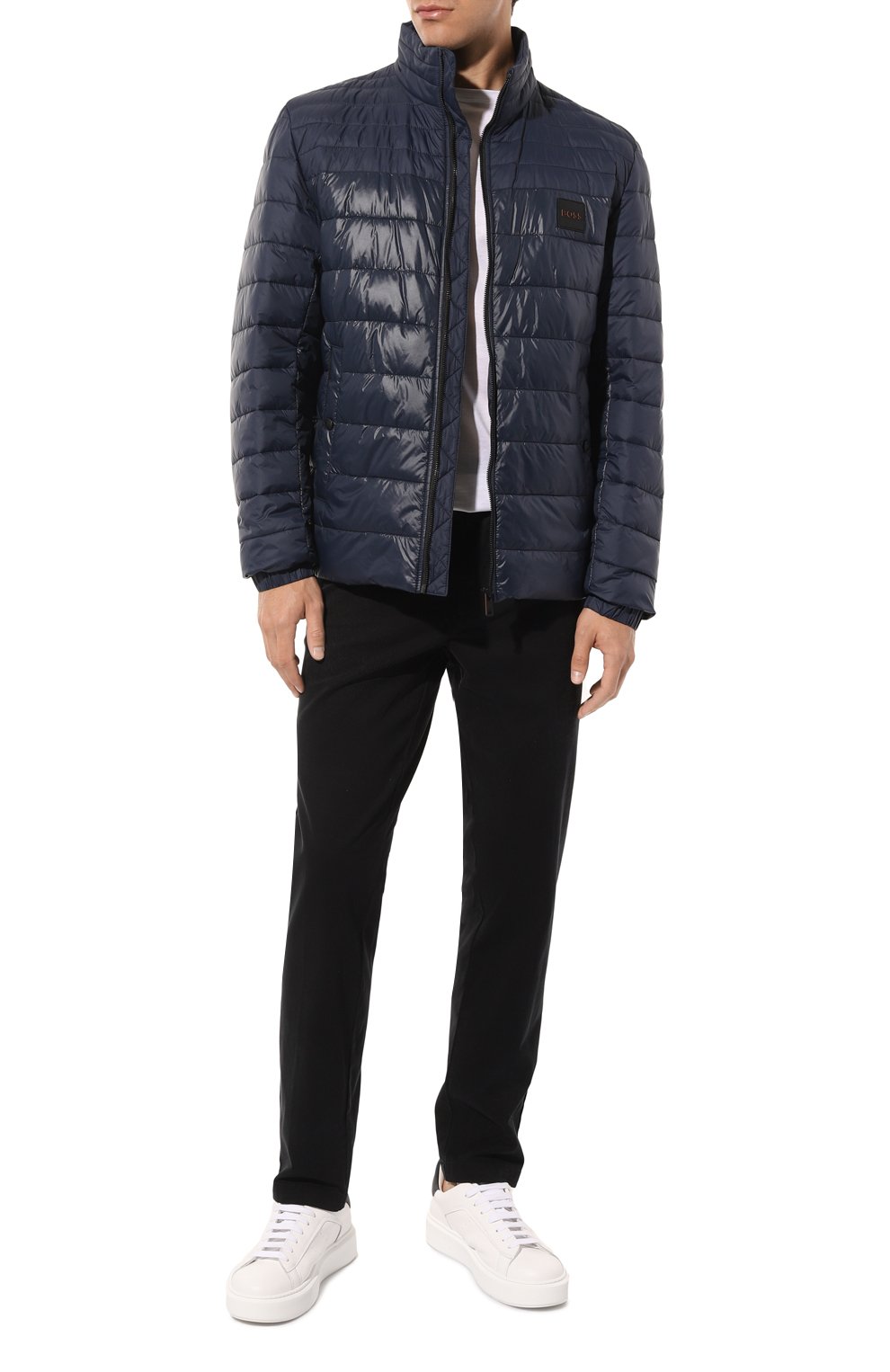Утепленная куртка BOSS ORANGE темно-синего цвета по цене 27000 руб., арт. 50496766, фото 2 Утепленная куртка BOSS ORANGE, арт. 50496766, фото 2