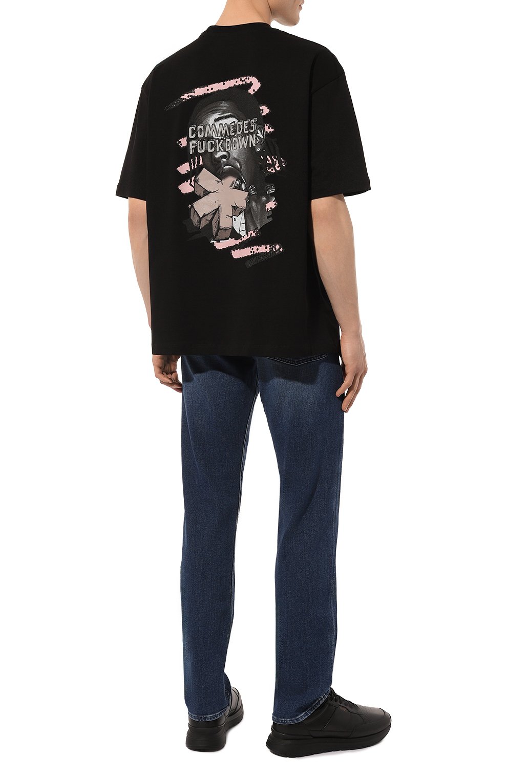Хлопковая футболка COMME DES FUCKDOWN, арт. CFABM01366, фото 2