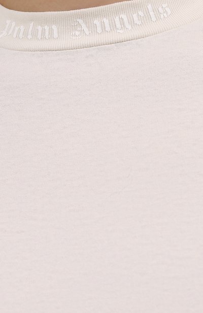 Хлопковый лонгслив PALM ANGELS, арт. PMAB001F21JER0030303, фото 5