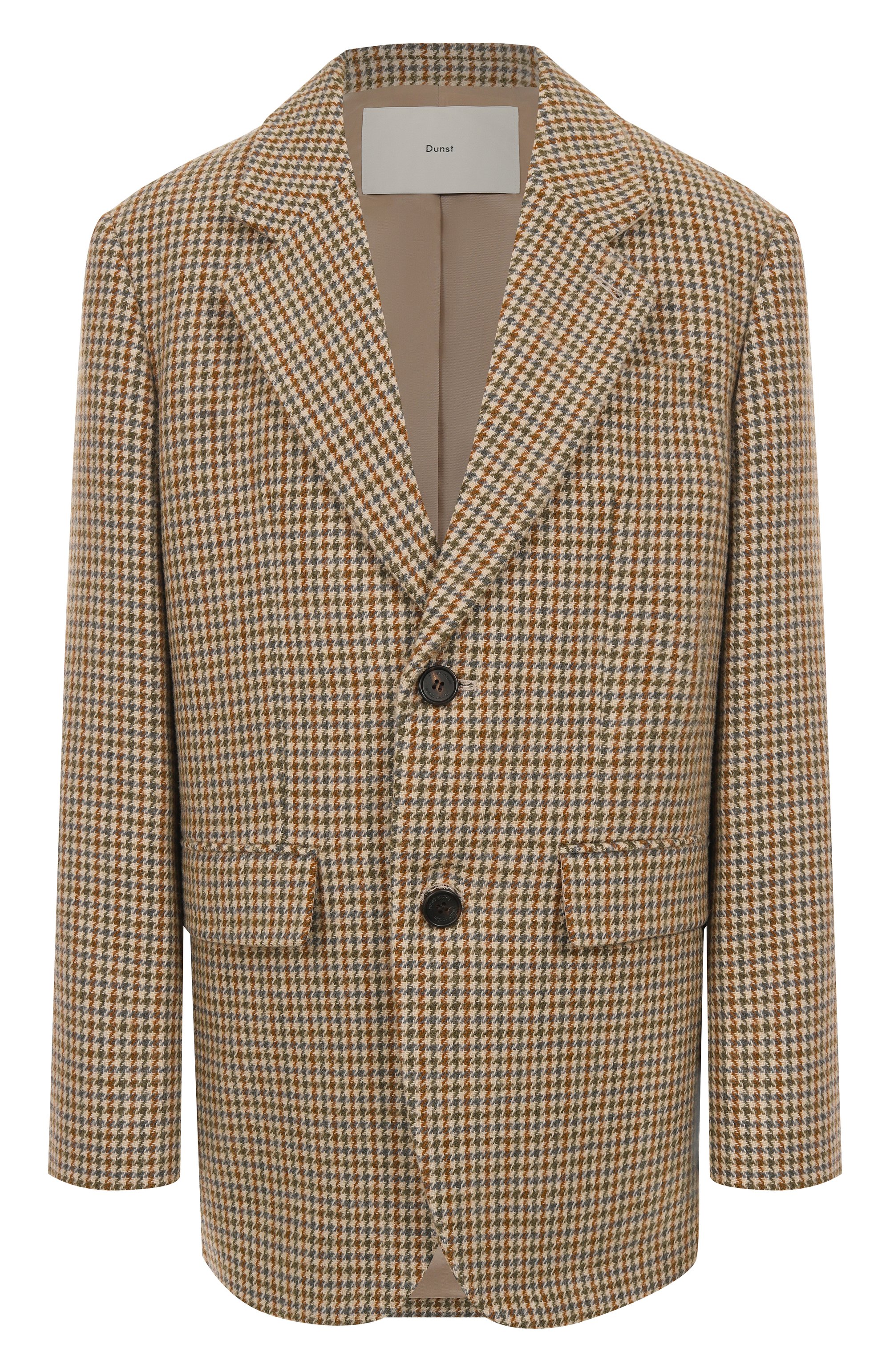 Шерстяной жакет DUNST бежевого цвета по цене 35900 руб., арт. UDJA5C101I2, фото 1 Шерстяной жакет DUNST, арт. UDJA5C101I2, фото 1