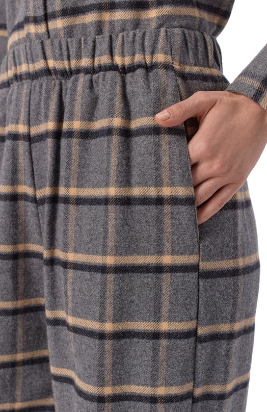 Хлопковые брюки Academia LUNA/75DM1 Серый  LUNA/75DM1 Фото 5