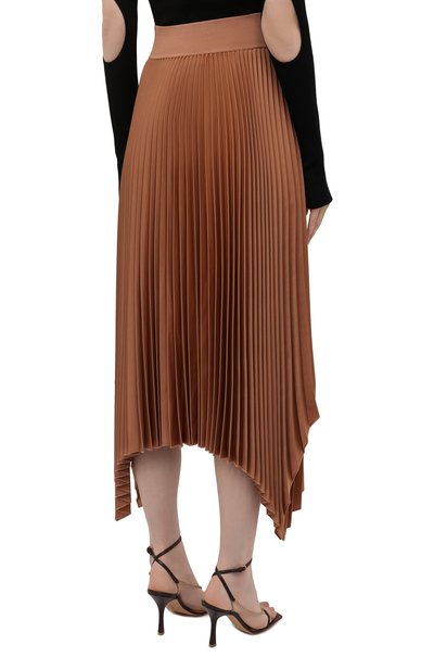 Плиссированная юбка JOSEPH бежевого цвета по цене 32800 руб., арт. JF005603, фото 4 Плиссированная юбка JOSEPH, арт. JF005603, фото 4