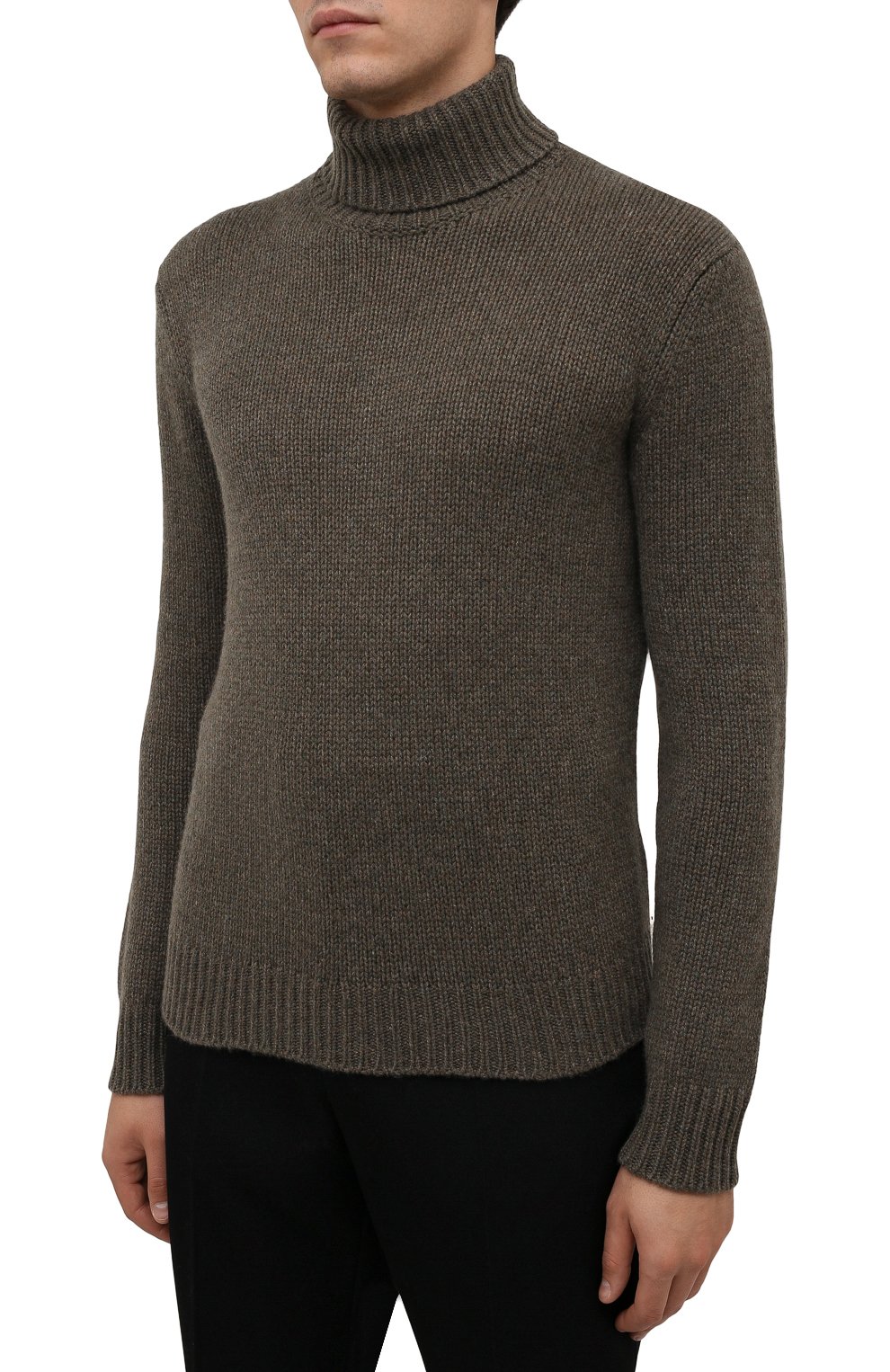 Кашемировый свитер RALPH LAUREN хаки цвета по цене 188000 руб., арт. 790846096, фото 3 Кашемировый свитер RALPH LAUREN, арт. 790846096, фото 3