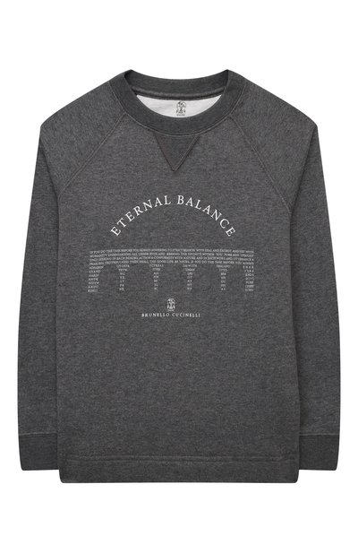Хлопковый свитшот BRUNELLO CUCINELLI, арт. BM836E177A, фото 1