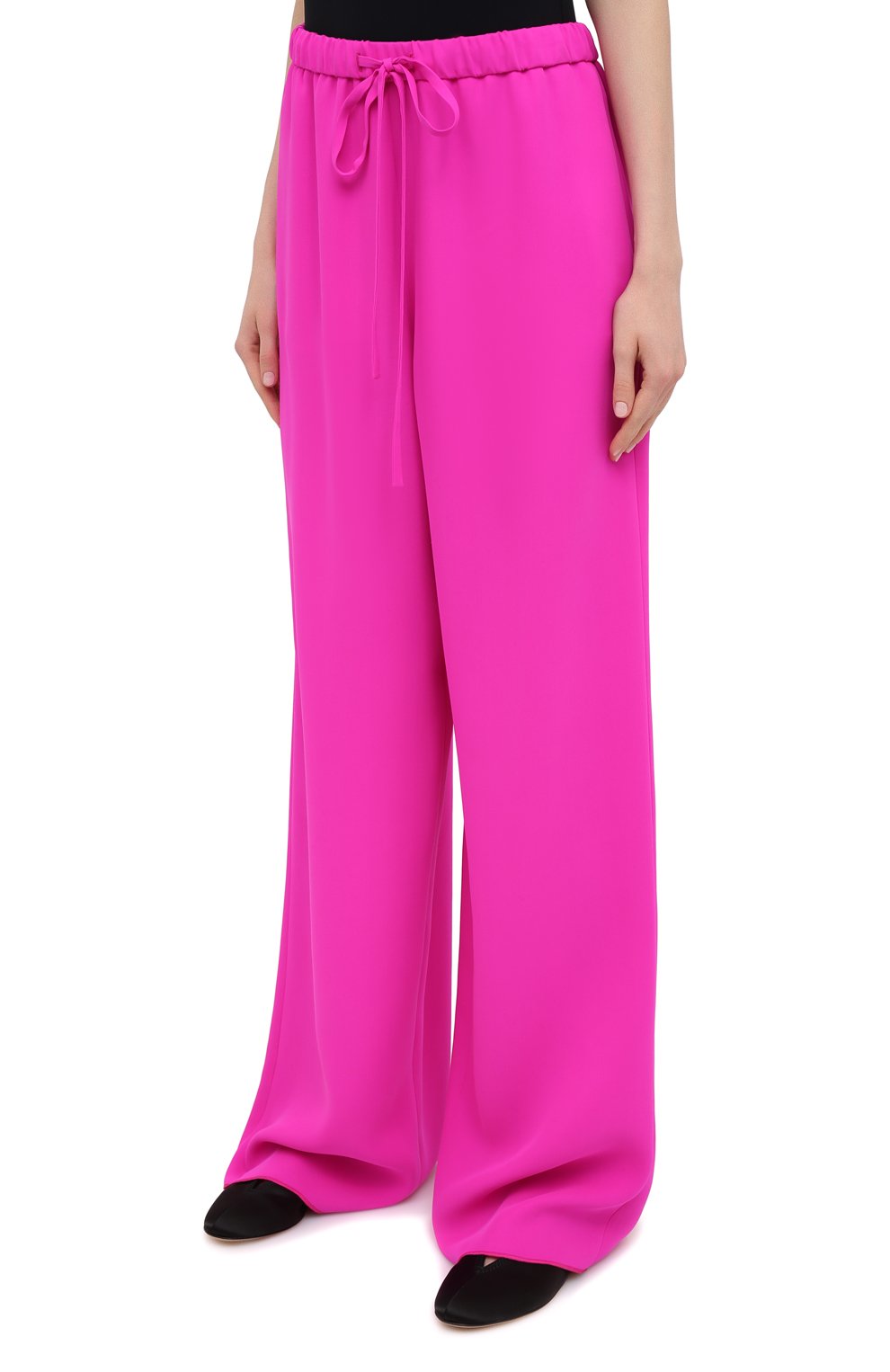 Шелковые брюки VALENTINO, арт. VB3RB4551MM, фото 3