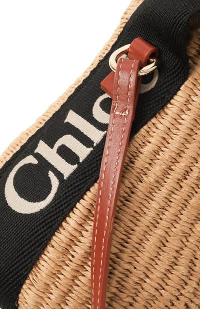 Сумка chloé x mifuko woody small CHLOÉ, арт. CHC23AS381L18, фото 3