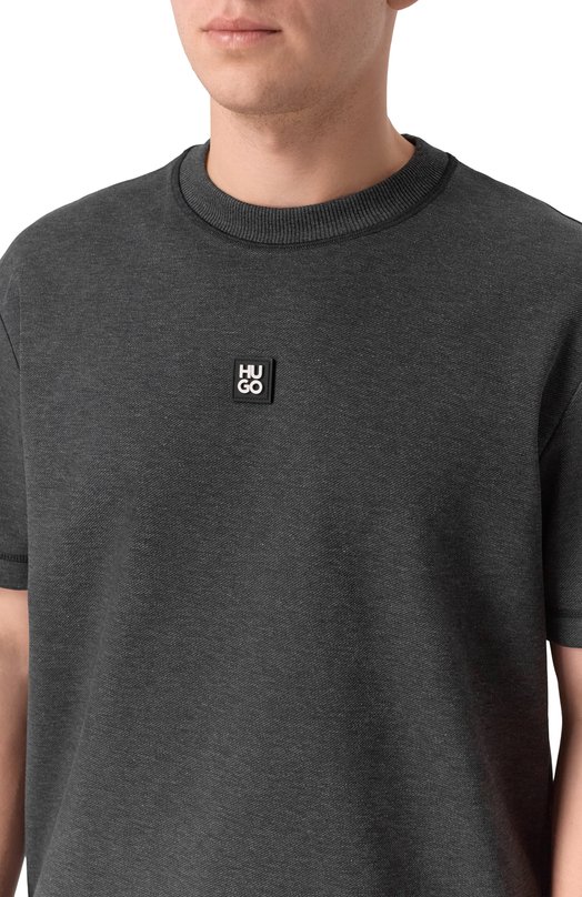 Футболка HUGO 50553173 Серый  50553173 Фото 5