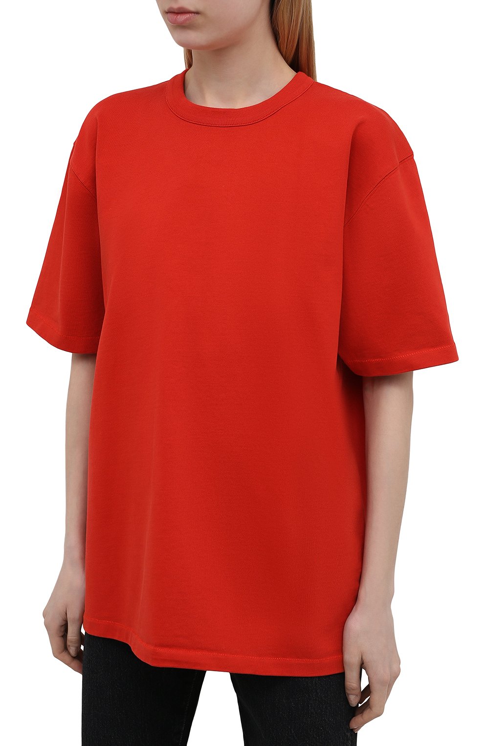 Хлопковая футболка HERON PRESTON FOR CALVIN KLEIN красного цвета по цене 12100 руб., арт. K10K108252, фото 3 Хлопковая футболка HERON PRESTON FOR CALVIN KLEIN, арт. K10K108252, фото 3