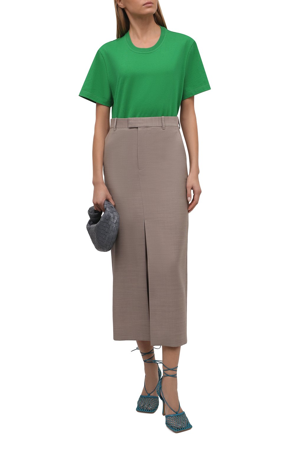 Хлопковая футболка BOTTEGA VENETA, арт. 649060/VF1U0, фото 2