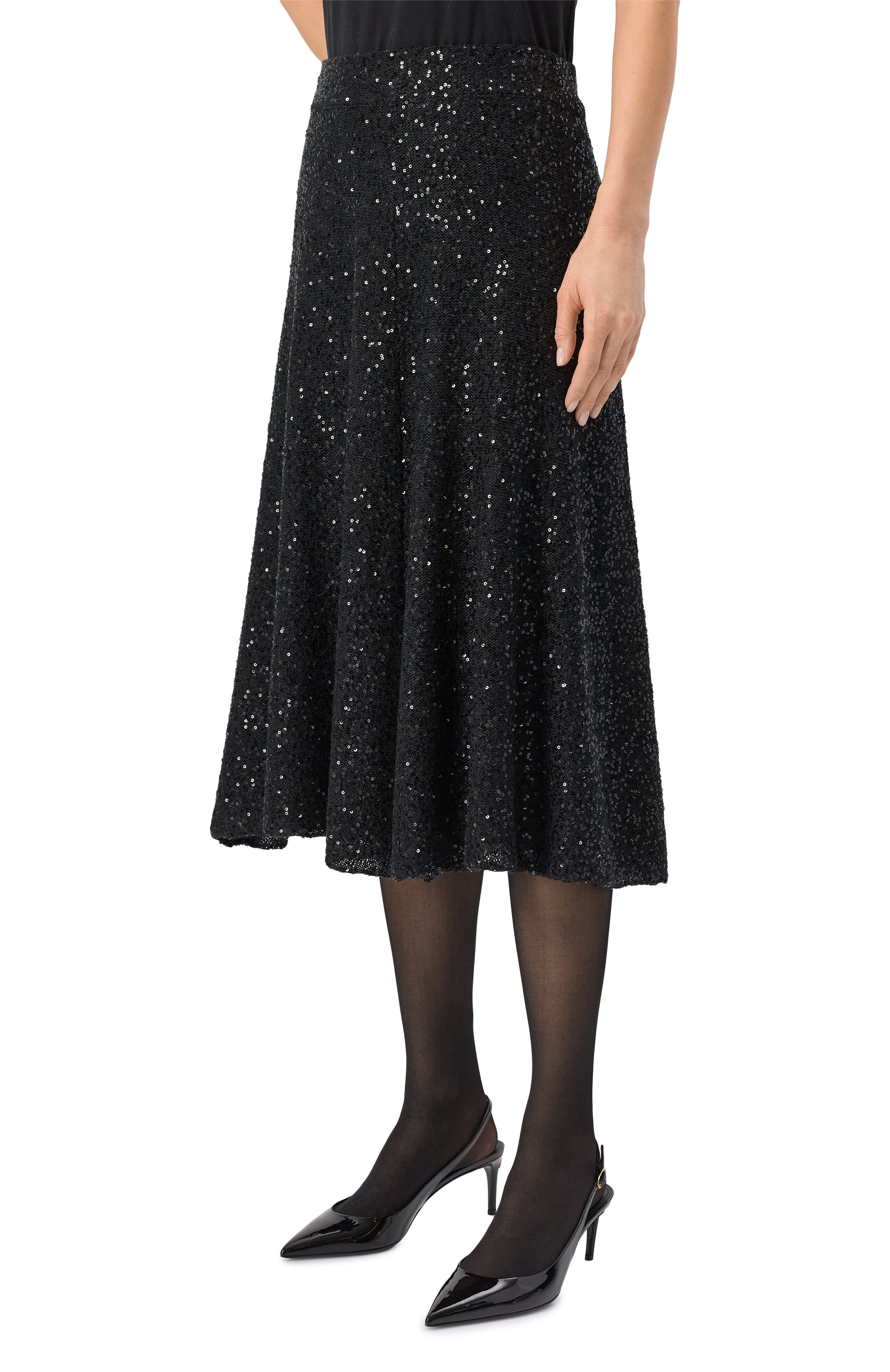 Юбка изо льна и кашемира BRUNELLO CUCINELLI, арт. MDJ547689, фото 3