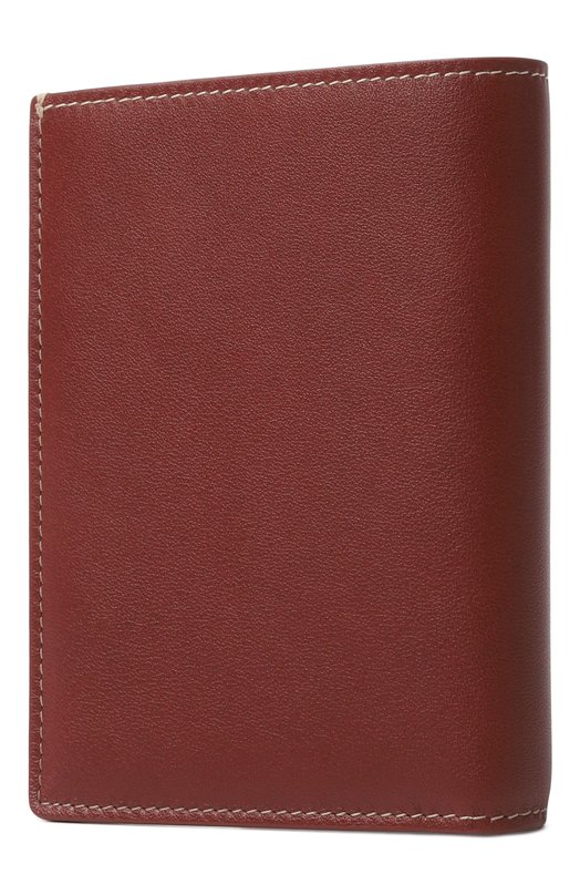 Кожаная обложка для паспорта Brunello Cucinelli MWN0BU436 Бордовый  MWN0BU436 Фото 2