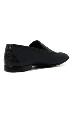 Лоферы с отделкой из кожи крокодила ZILLI, арт. MDR-T046/003/CCR0, фото 5