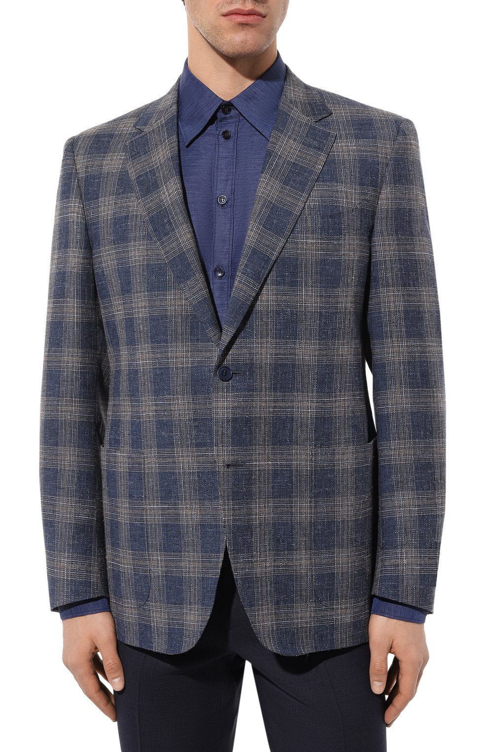 Пиджак из шерсти и хлопка CANALI, арт. 11288/FC05154, фото 3