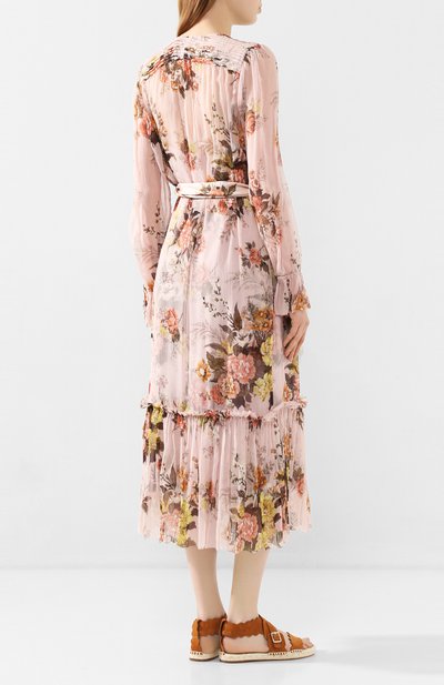 Платье с поясом ZIMMERMANN, арт. 8062DBRI, фото 4