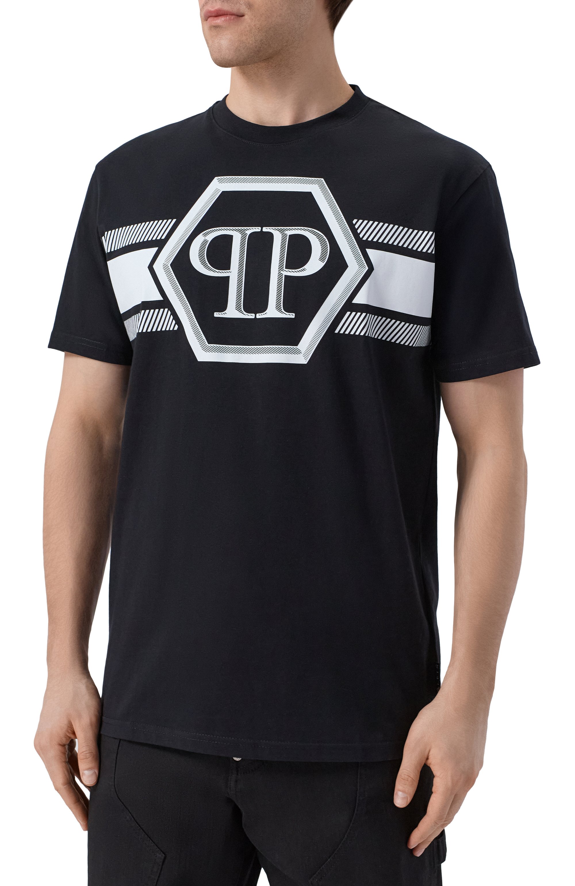 Хлопковая футболка PHILIPP PLEIN, арт. SAFC MTK8884 PJY002N, фото 3