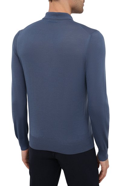 Шерстяное поло GRAN SASSO темно-синего цвета по цене 29950 руб., арт. 45132/14790, фото 4 Шерстяное поло GRAN SASSO, арт. 45132/14790, фото 4