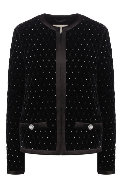Женский бархатный жакет с декоративной отделкой GUCCI, арт. 543181/ZLE71
