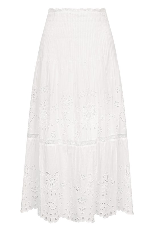 Хлопковая юбка Love Shack Fancy S1033-3233 Белый S1033-3233