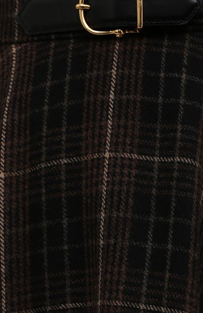 Юбка из вискозы и шерсти CELINE черного цвета по цене 165000 руб., арт. 2J388344P, фото 5 Юбка из вискозы и шерсти CELINE, арт. 2J388344P, фото 5
